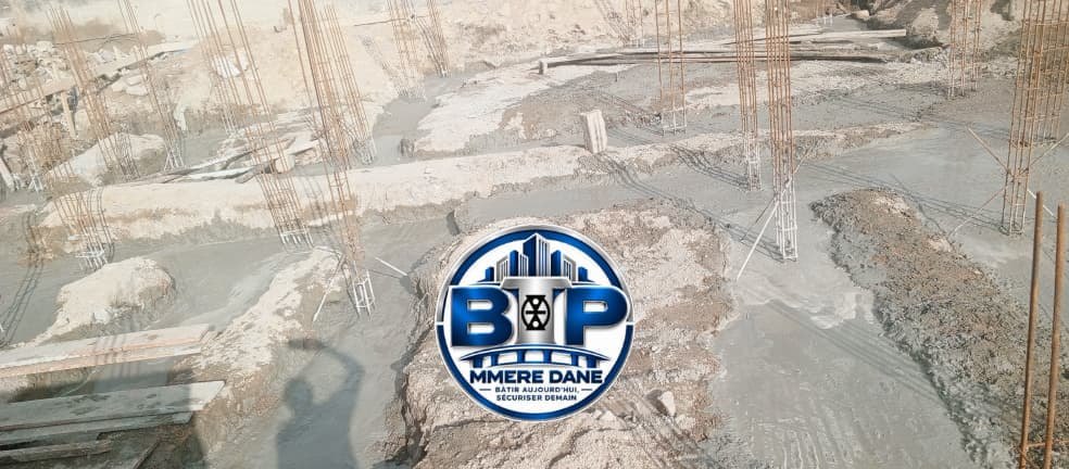 Chantier : fondations et coffrages