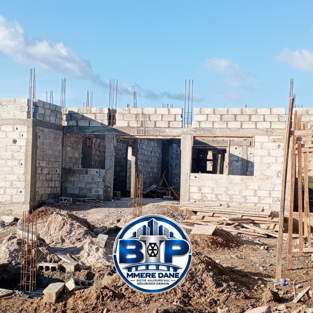 Chantier : élévation des murs