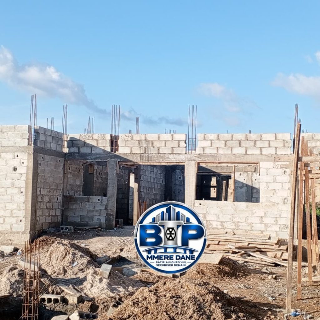 Chantier : élévation des murs