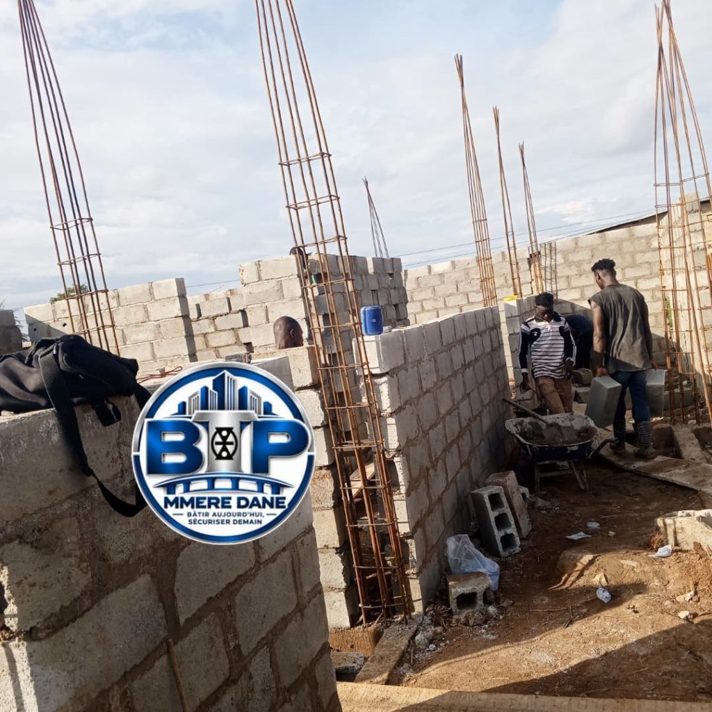 Chantier : élévation des murs