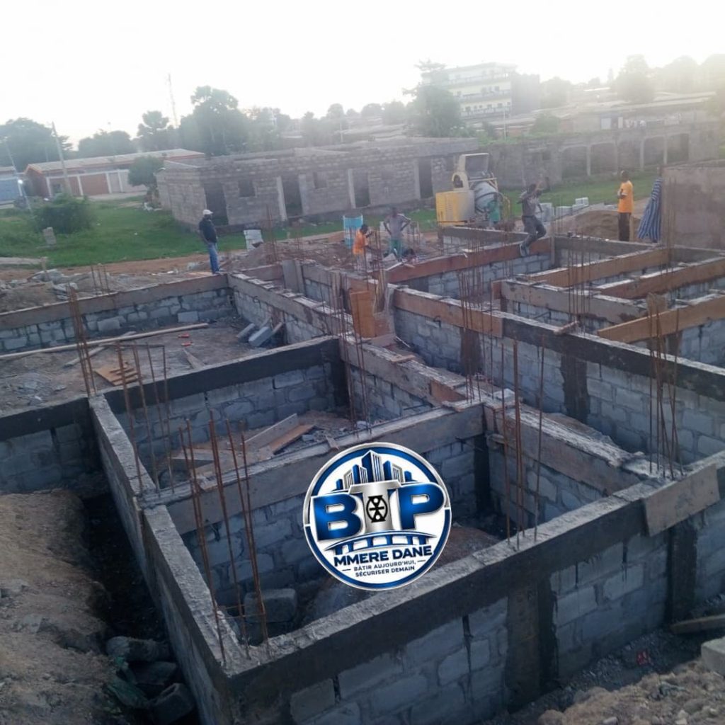 Chantier : élévation des murs